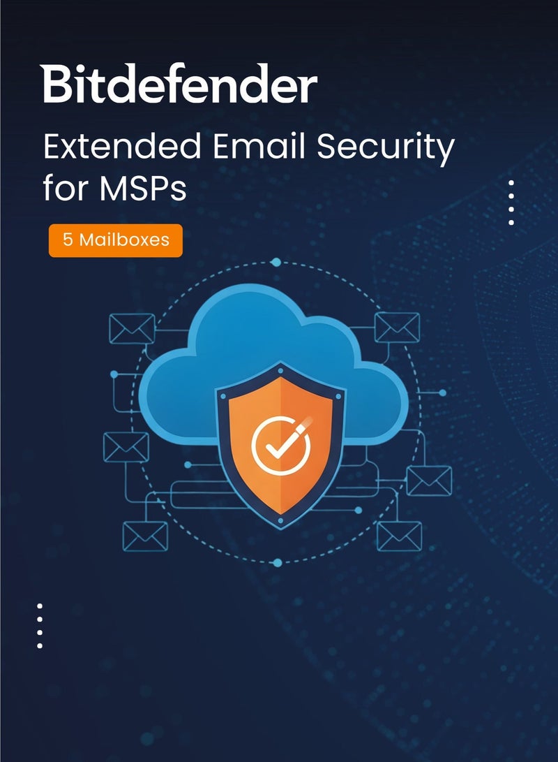 Bitdefender Extended Email Security for MSPs 5 Mailboxes for 1 Year | Digital License | SAME DAY DELIVERY